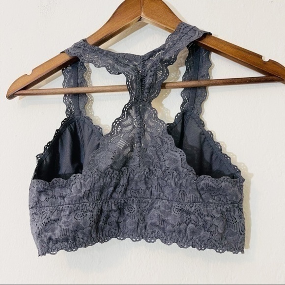 Felina Women Bralette Size Medium Color Gray - Picture 2 of 4